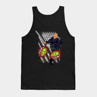 Super Trump the Virus Slayer Tank Top